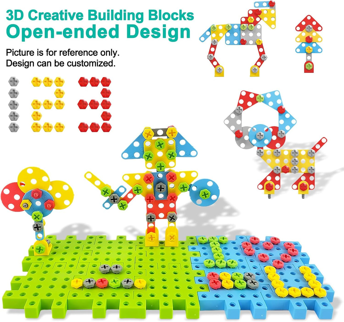 🚀 Build & Create STEM Gear Toy Set