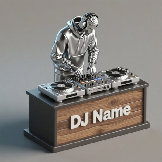 🎧 Personalized DJ Desk Decor – Custom Music Lover Gift, Unique Studio & Home Decoration