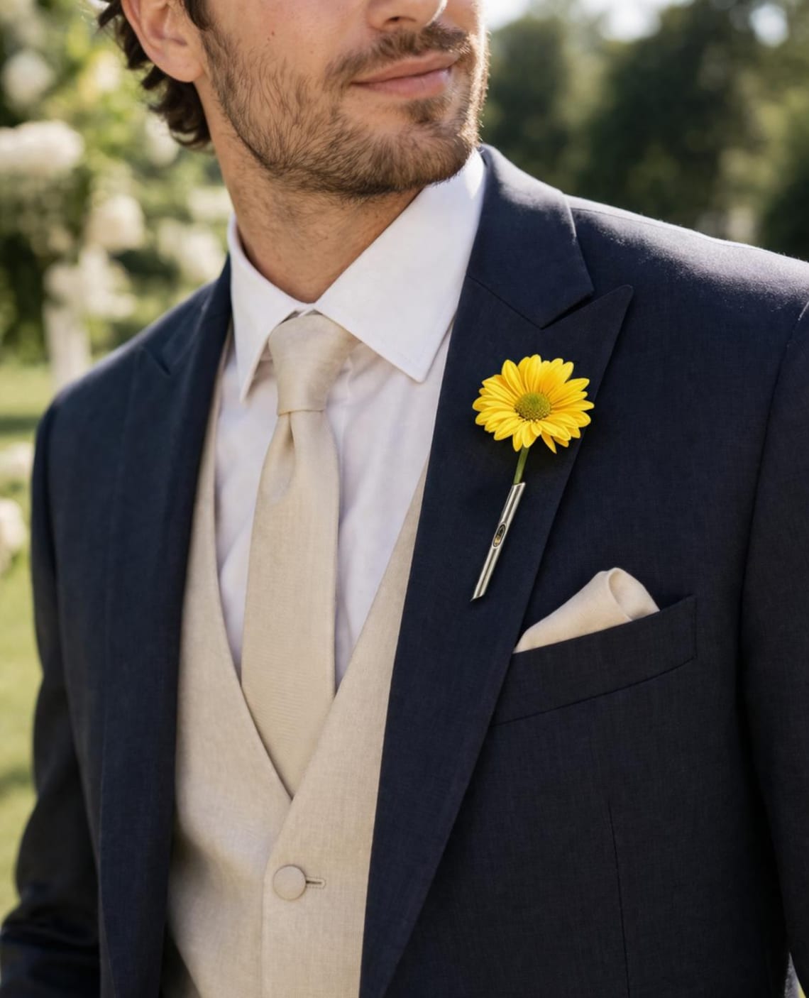 A Nature-Inspired Brooch - Every Petal Creates a New Look, Minimalist Flower Holder Brooch for Weddings & Daily Wear
