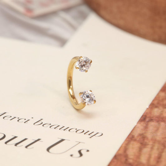 Dainty Cartilage Nose Ring, Minimalist Piercing Gift