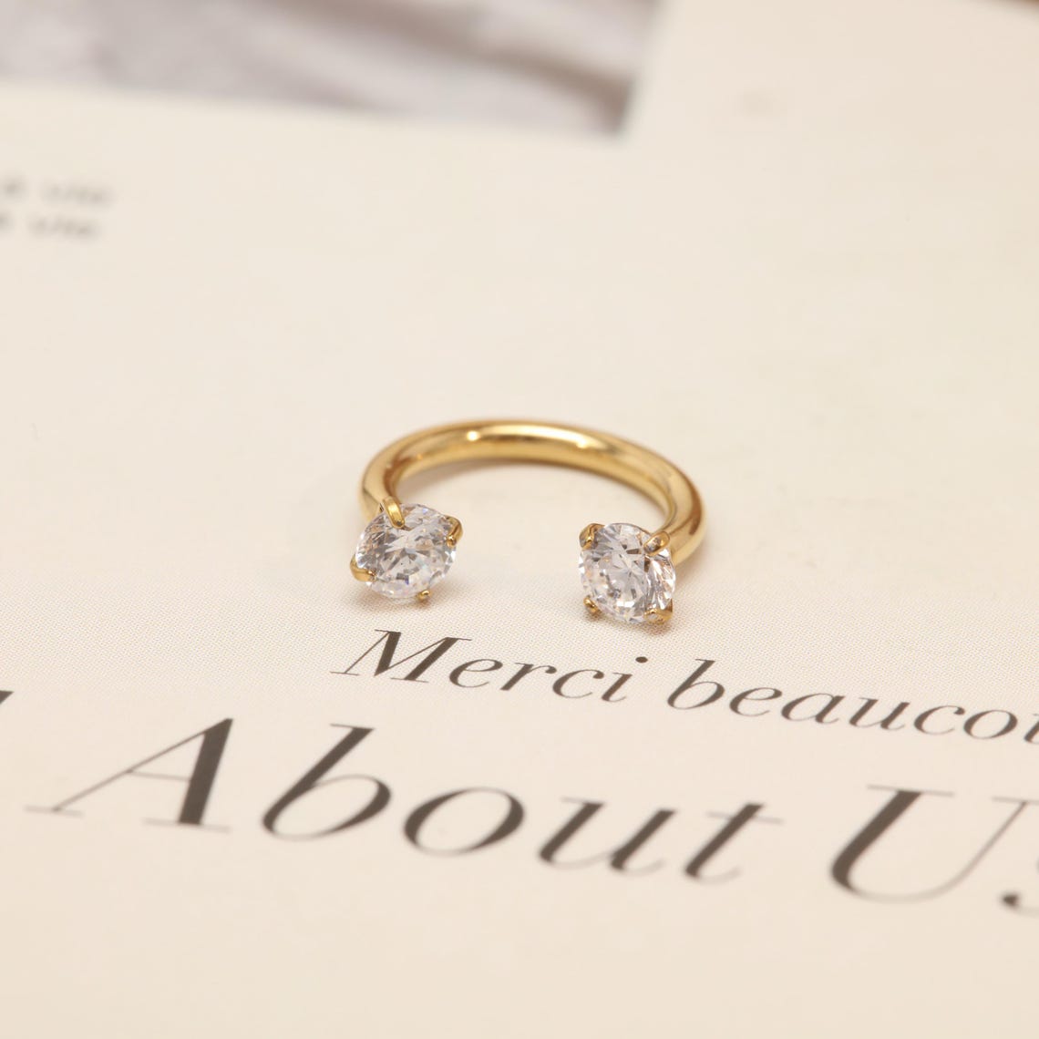 Dainty Cartilage Nose Ring, Minimalist Piercing Gift